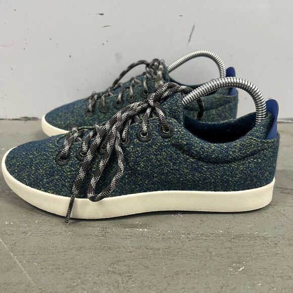 Allbirds Wool Runner Women‎ Size 8 Shoes Green Lace Lace Low Top Sneaker - Picture 4 of 8